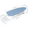 Duwee 12"×32" Table Top Ironing Board with Iron Rest,Small Ironing
