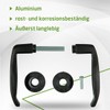 Amig Door Handles Set Without Plate | Aluminium | Dimensions: