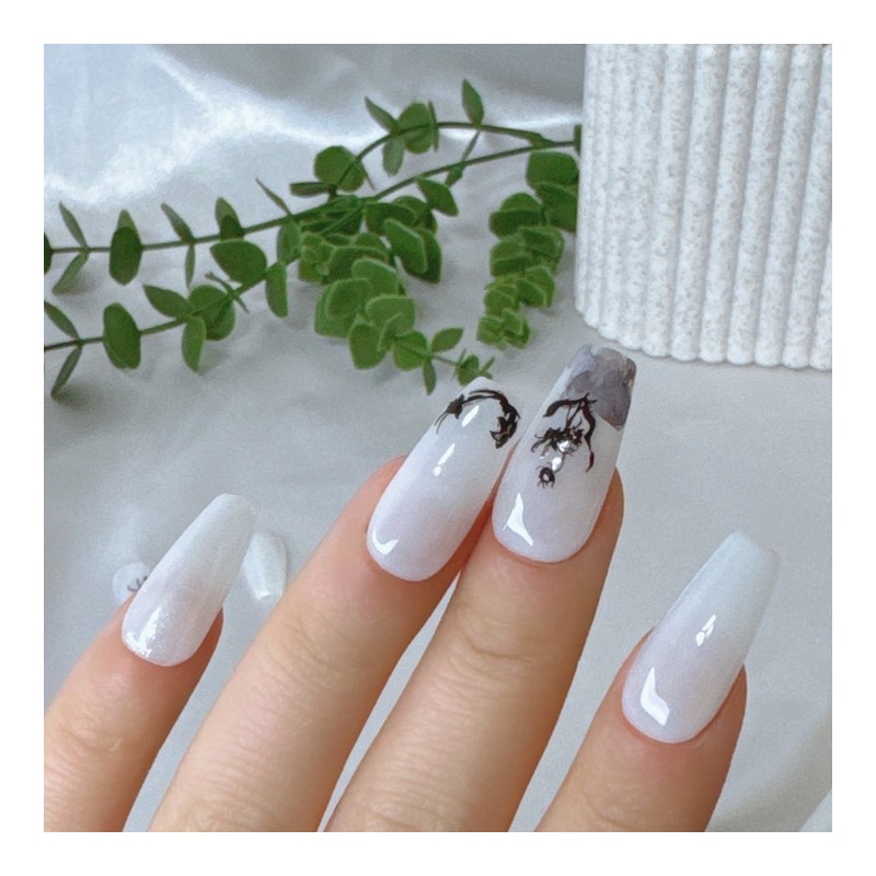 Frosty drawing ㅣ What are we doing with our nails?