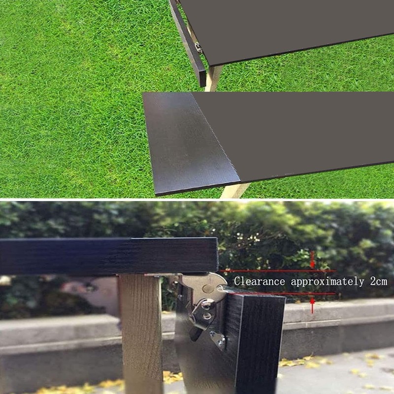 LIKERAINY 0-90-180 Degree Folding Hinge Locking Foldable Invisible Brackets for