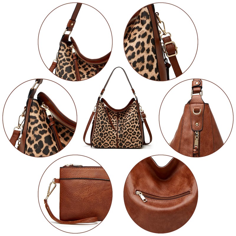 Large Trendy Designer Hobo Tote Bag for Women, Soft Leather