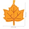COHEALI 6pcs Decorative Hanging Maple Leaf Pendants for Christmas Vibrant
