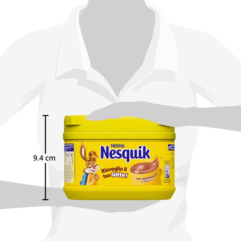 NESQUIK Preparato per Bevanda con Cacao Solubile, Barattolo 250g