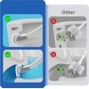 Disposable Toilet Brush Set – Toilet Bowl Cleaner with Holder,