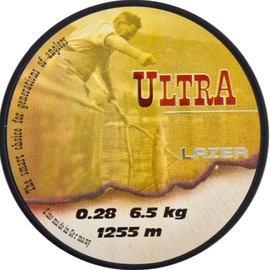 LAZER LINE Ultra Carp Monofilament Fishing Line 1255 m Diameter 0.28 mm Test 6.5 kg Line