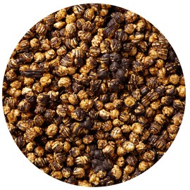 Chocolate Caramel Sea Salt Crunch Popcorn Tin, 1 Gallon Reusable Tin, Gourmet Popcorn Gift, Birthday Gifts, The Hampton Popcorn & Candy Company (1 Gallon, Hampton Blue Stripes)