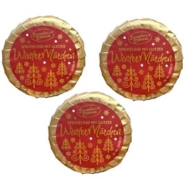 Dresdner Essenz Wintermärchen Bubble Bath with Glitter 3 x 80 g Pack of 3