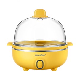 Comfee' Cuociuova MZ-ZG16E101A2, 7 Uova, Capacità 0.3L, Giallo