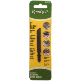 Disston E0406147 3-Inch Remgrit Carbide Grit Jig Saw Blades With T-Shank, Coarse Grit, 76mm