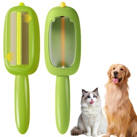 Qiyuda Reusable Pet Hair Removal Brush, Washable Lint Rollers Brush Tool for Clothes, Dog Cat Pet Hair Remover Lent Roller