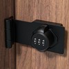 Close 90-Degree Combination Lock (Black) Warehouse Lock