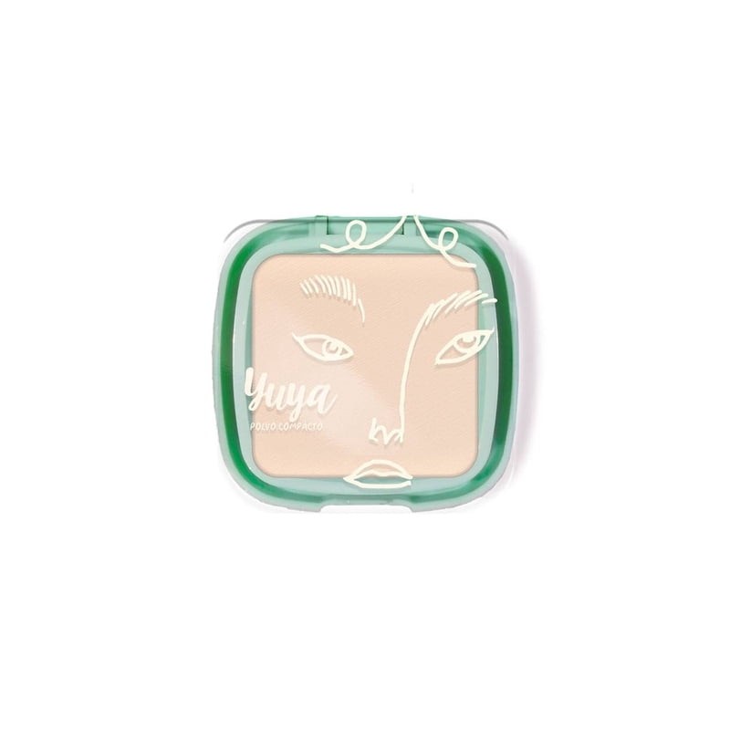 Base de maquillaje en polvo Yuya compacto matificante nude beige