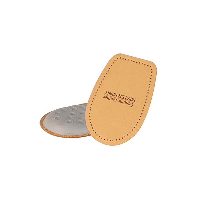 Mr. Minit 504198 Men's Leather Heel Cushion, Beige