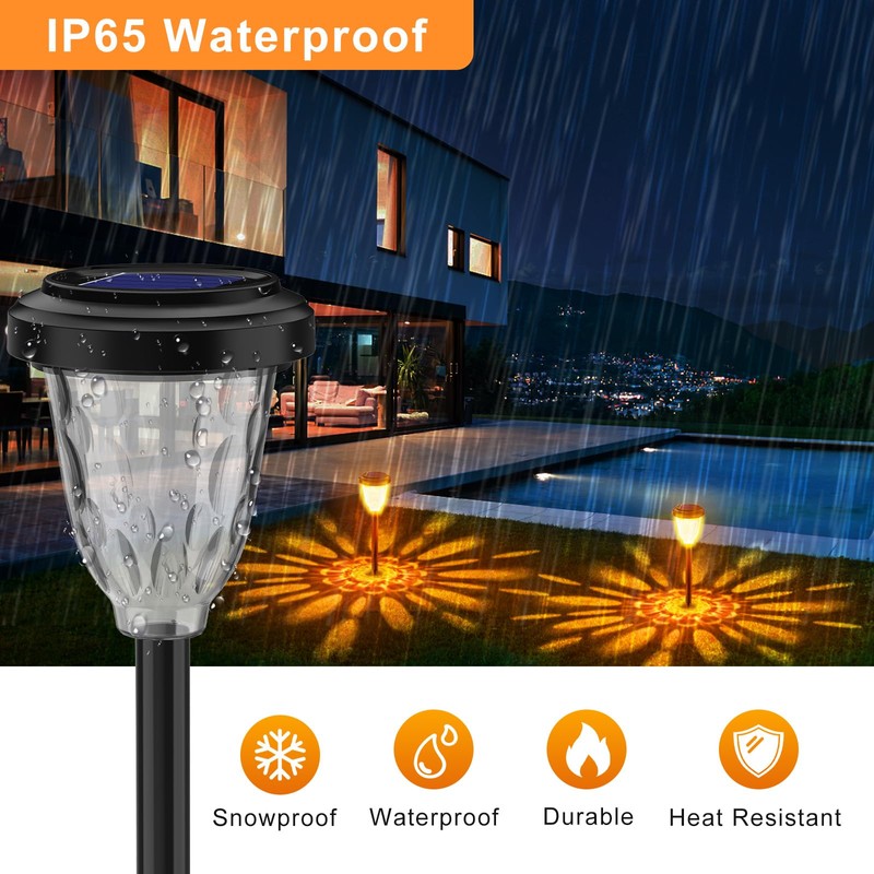 FIFlying Solar Garden Lights - Pack of 6