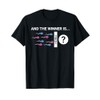The Winner Is: Cute Baby Gender Reveal Party Joke T-Shirt
