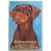 Doberman Fridge Magnet