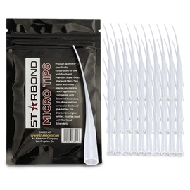 Starbond CA Glue Tips - Extension Applicator Microtips for Precision - Tapered Design for More Snug Fit (50 Pieces)