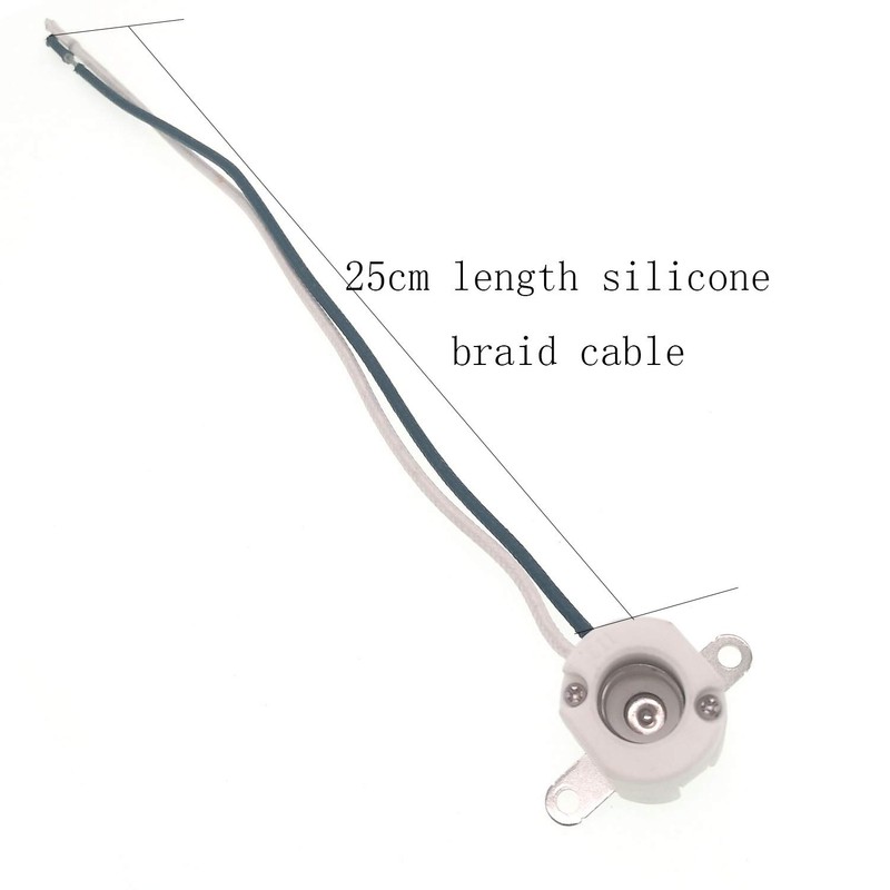 E11 Mini-Candelabra Base Ceramic Lampholder,TWDRTDD Mini Can E-11 Base Porcelain