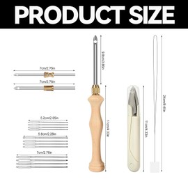 Punch Needle Set, Punch Needle Kits for Adults Beginners, Needle Punch Kit, Embroidery Needles, Needle Punching Embroidery, Sewing Embroidery Punch Needle, DIY Punch Needle Kit