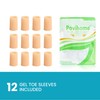 Povihome Toe Sleeves, Toe Protectors, 12 Pack Toe Tube Pads
