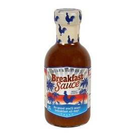 Old Florida Sauce Bear & Burton's Breakfast Sauce 12oz Blend - Traditional Soy, Citrusy Pineapple, Savory Onion & Bell Peppers - Perfect for Dipping Eggs, Bacon, Biscuits & Chicken Wings