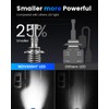 NOVSIGHT H11 Bulbs 48000LM 600% Brightness H8/H9 1:1 Mini Size