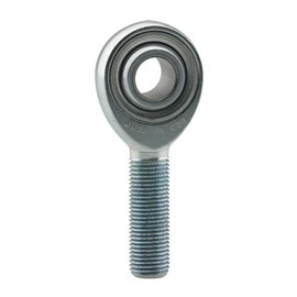 FK Bearings Rod End, Spherical, 5/8 in Bore, 5/8-18 in Right Hand Male Thread, PTFE Lined, Steel, Chromate/Zinc Oxide, Each