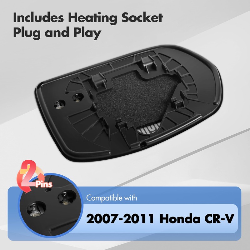 SNEMEEY Left Driver Side Mirror Replacement for Honda CRV Side