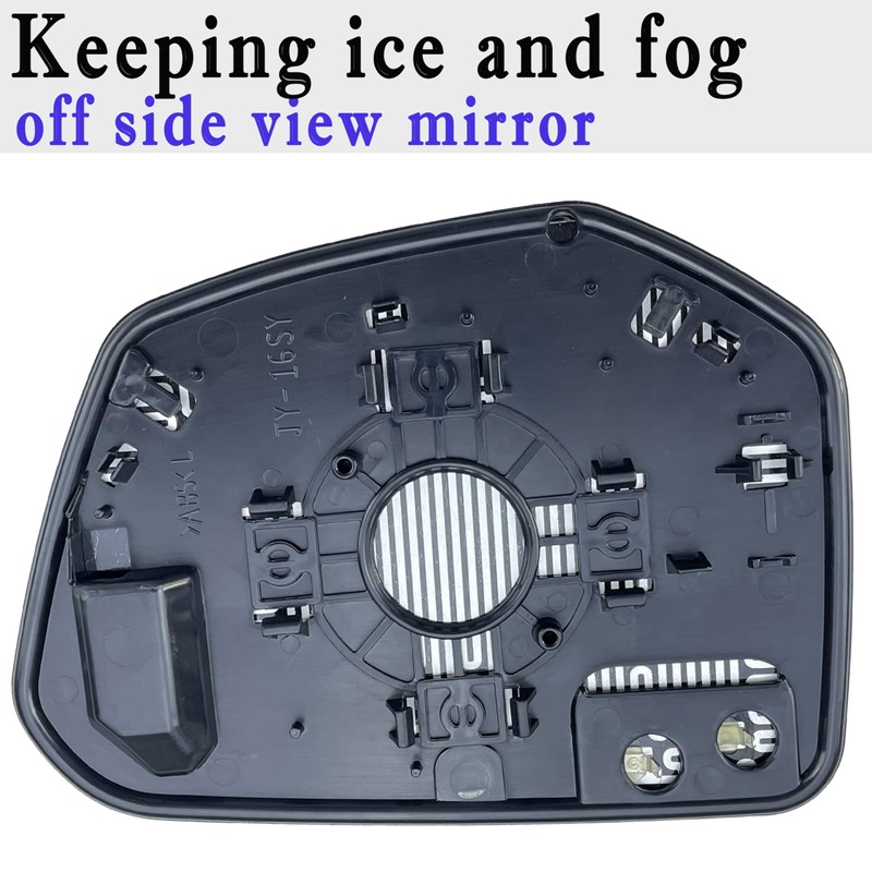 Civic Driver Side Mirror Glass Compatible with 2016-2021 Honda Civic,