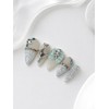 Summer Nail Aqua Tweed - M-Almond / 여름네일 아쿠아 트위드