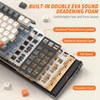 ATTACK SHARK K8 Wireless Mechanical Keyboard, 100 Keys, Hot Swappable