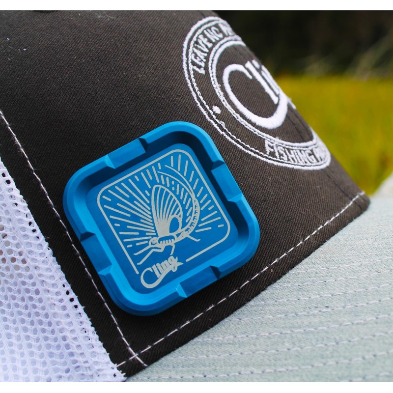 Mag Grab® Mini - Magnetic Fly Patch (Toothy Trouble, Blue)