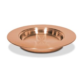 Stainless Steel Communion Ware - Communion Stacking Bread Plate, Copper Plated Finish: Enhance Your Sacred Ceremonies