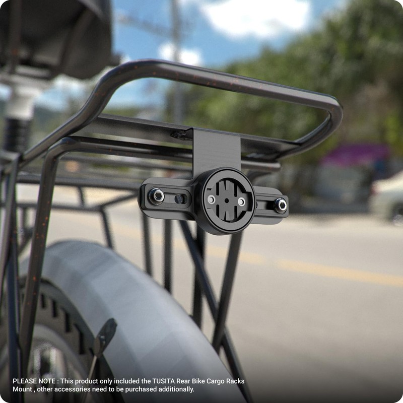 TUSITA Rear Bike Cargo Racks Mount Compatible with Garmin Varia