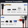LiuTian Plated 6.35mm 1/4" High TRS Stereo Plug to Two