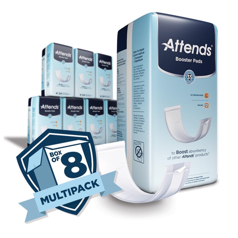 Attends Booster Pads for Adult Incontinence designed to boost absorbency
