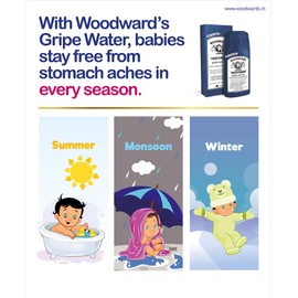 Woodward'S Gripe Water 200 Ml - Pack of 3 (Royal Blue)