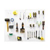 koundeneko Perforated Board Hooks, Set of 50, Punching Board Hooks,