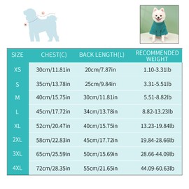 Dog Fleece Jumper – Warm Dog Jumpers Small & Medium, Soft Stretchy Sweatshirt, Easy On/Off, Vibrant Colors, Machine Washable (Green and Red, L)