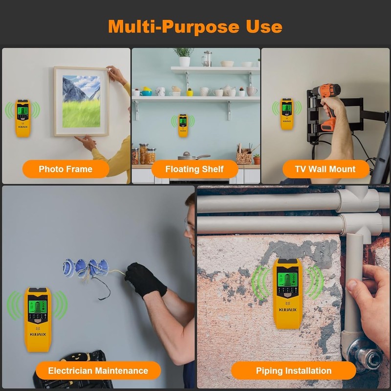 Stud Finder Wall Scanner,5 in 1 Multifunction Stud Detector Electronic