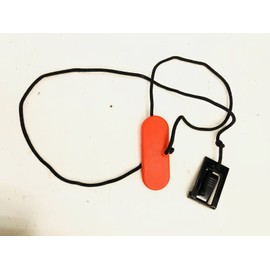 H.F Exchange Treadmill Magnetic Safety Key Lanyard - Magnet Key with Braided Cord & Clip P/N 304894 - Exercise Equipment Replacement Key for Running Machine - Works with HealthRider H190T