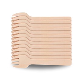 4" Mini Wooden Sporks/Compostable Birchwood - Pack of 200ct