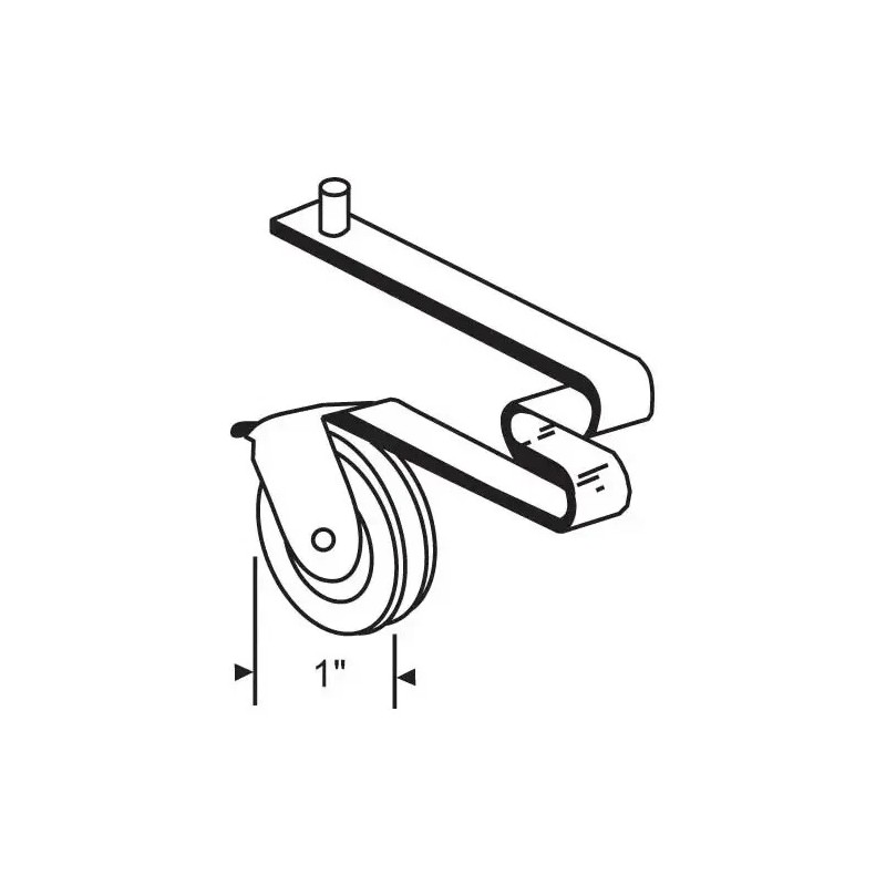 Marvin Patio Screen Door Roller Marvin & Atrium 1" Nylon