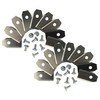 vhbw 18 x Replacement Blades Compatible with Greenworks Optimow 5,