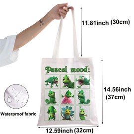BWWKTOP Funny Pascal Tote Bag Pascal Fans Gift Pascal Mood Shoulder Bag Pascal Merchandise, Pascal Mood, One Size