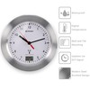 Bresser MyTime Bath 8020114 Bathroom Wall Clock with Temperature Display