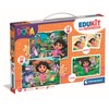 Clementoni Edukit 4-in-1 Dora Game Collection for Preschool Children from