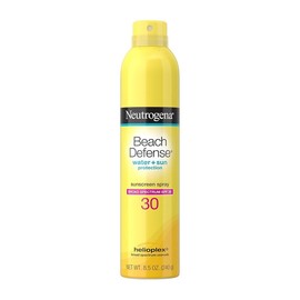 Beach Defense Sunscreen Spray SPF 30 Water-Resistant Sunscreen Body Spray with Broad Spectrum SPF 30, PABA-Free, Oxybenzone-Free & Fast-Drying, Superior Sun Protection, 8.5 oz - Style: SPF 30, Size: 6.5 Ounce (Pack of 1)