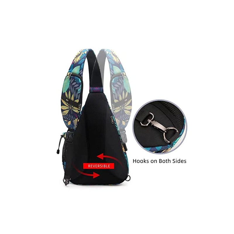 TurnWay Water-Proof Sling Backpack/Crossbody Bag/Shoulder Bag for Travel, Hiking, Cycling,