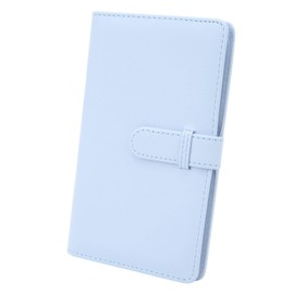 3 Inch Mini Photo Album, PU Leather 108 Pockets Album for Fuji Film Instax Mini 12 11 Mini Series Camera Photos (Hydrangea Blue)